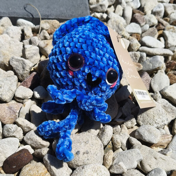 Stella the Squid Blue Amigurumi